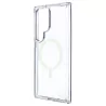 Funda Transparente Logo Compatible con Magsafe para Samsung Galaxy S24 Ultra