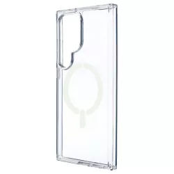 Funda Transparente Logo Compatible con Magsafe para Samsung Galaxy S24 Ultra