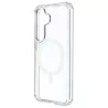 Funda Transparente Logo Compatible con Magsafe para Samsung Galaxy S24