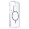 Funda Transparente Logo Compatible con Magsafe para Samsung Galaxy S23