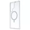 Funda Transparente Logo Compatible con Magsafe para Samsung Galaxy S23 Ultra