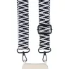 Lanyard estampado Boho - Colgante para Móvil y Bolso