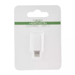 Adaptador Lightning -  Tipo C Blanco