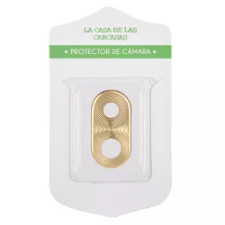 Protector de Cámara Metálico para iPhone 8 Plus Oro