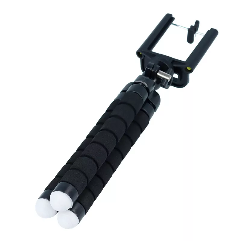 Mini Trípode Magnético Flexible Ysnzaq Con Rotación 360° – Compatible Con IPhone, Galaxy, GoPro Y Cámaras Ligeras (Negro)