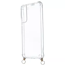 Funda Silicona Colgante Transparente  para Samsung Galaxy S22 Plus