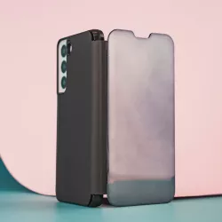 Funda Libro Espejo Negra para Huawei P Smart 2021