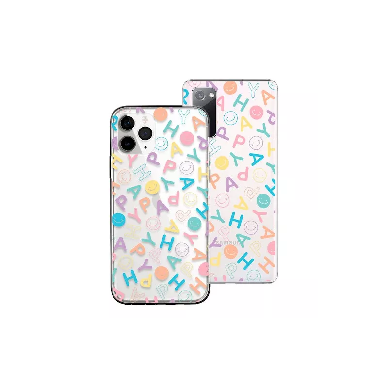 Funda Dibujo Estampado - Happy Emojis