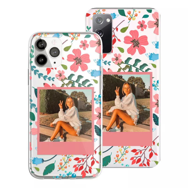 Funda Personalizada - Kodak Rosa Con Fondo Floral