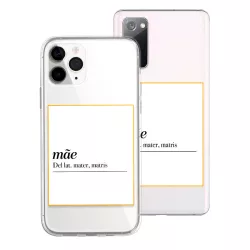 Funda Día De La Madre Personalizada - Definición De Mamá Borde Dorado