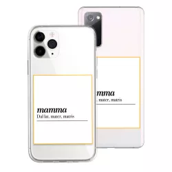 Funda Día De La Madre Personalizada - Definición De Mamá Borde Dorado