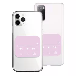 Funda Móvil - Canción Personalizada Rosa Pastel