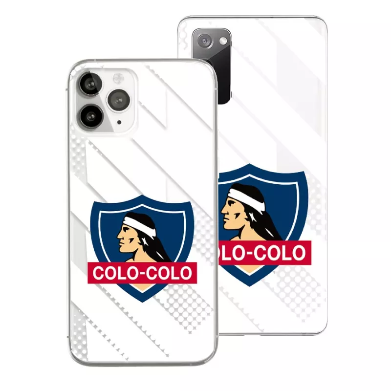 Funda Oficial Colo-Colo - Escudo Rayas Blancas