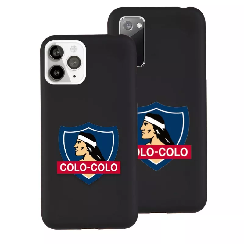 Funda Oficial Colo-Colo - Escudo Fondo Negro