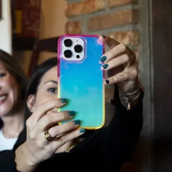 Funda Galaxy Iridiscente para iPhone X