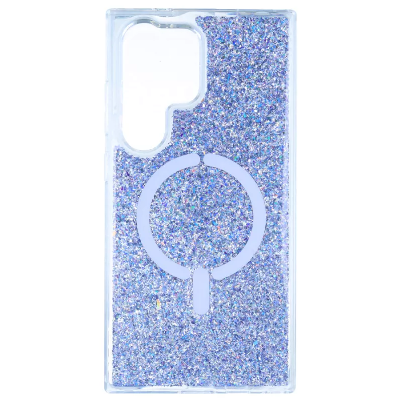 Funda Ring Glitter Compatible con Magsafe para Samsung Galaxy S24 Ultra