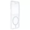 Funda Transparente Logo Compatible con Magsafe para Samsung Galaxy Z Flip 5