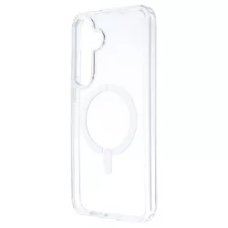 Funda Transparente Logo Compatible con Magsafe para Samsung Galaxy S23 FE