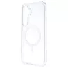 Funda Transparente Logo Compatible con Magsafe para Samsung Galaxy S23 FE