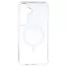 Funda Transparente Logo Compatible con Magsafe para Samsung Galaxy S23 FE