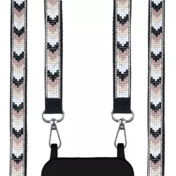 Lanyard Étnico de Cuentas - Colgante para Móvil y Bolso