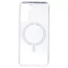 Funda Transparente Logo Compatible con Magsafe para Samsung Galaxy S21