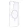 Funda Transparente Logo Compatible con Magsafe para Samsung Galaxy S21