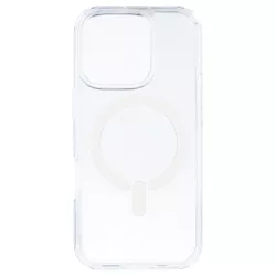 Funda Transparente Logo Compatible con Magsafe para iPhone 16 Pro