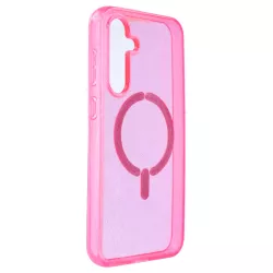 Funda Purpurina Compatible con MagSafe para Samsung Galaxy S24 Plus