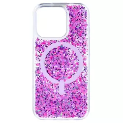 Funda Ring Glitter Compatible con Magsafe para iPhone 16 Pro