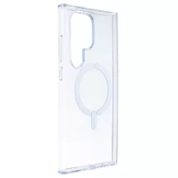 Funda Transparente Resistente Compatible con MagSafe para Samsung Galaxy S24 Ultra