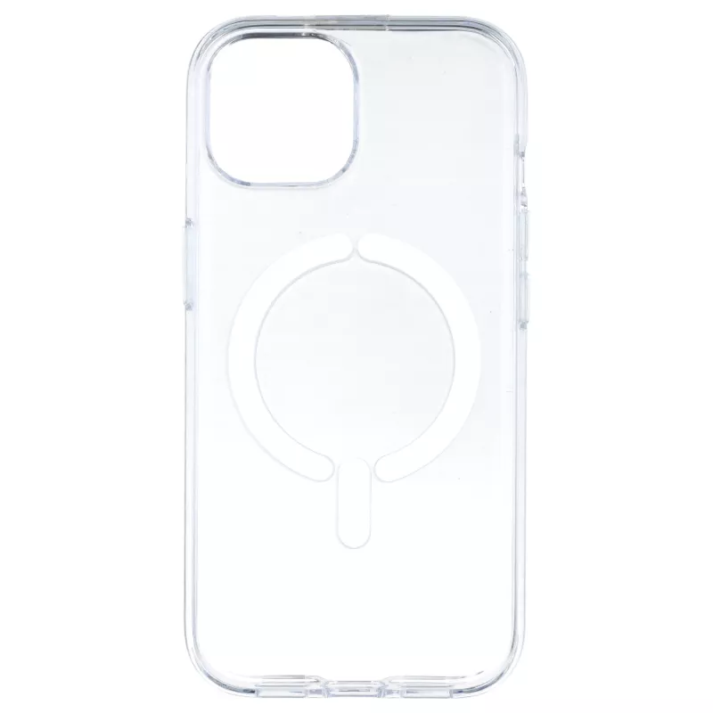 Funda Transparente Resistente Compatible con MagSafe para iPhone 15