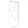 Funda Transparente Resistente Compatible con MagSafe para iPhone 15