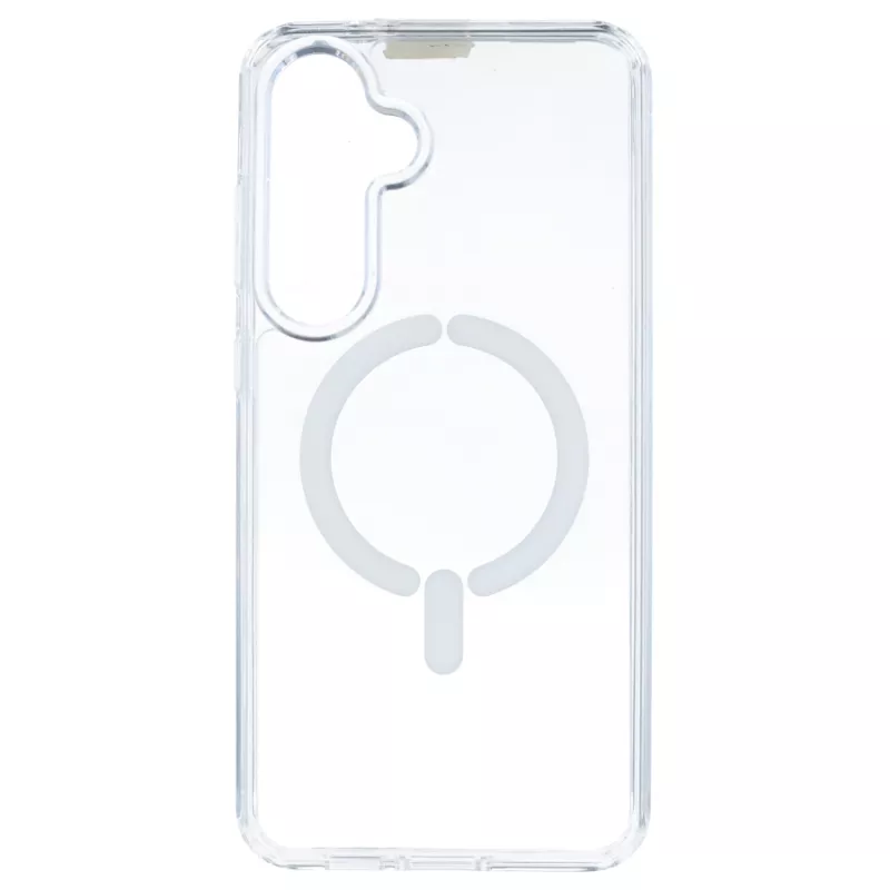 Funda Transparente Logo Compatible con Magsafe para Samsung Galaxy S24 FE Funda Transparente Logo Compatible con Magsafe para Samsung Galaxy S24 FE