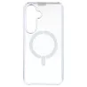Funda Transparente Logo Compatible con Magsafe para Samsung Galaxy S24 FE