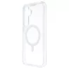 Funda Transparente Logo Compatible con Magsafe para Samsung Galaxy S24 FE