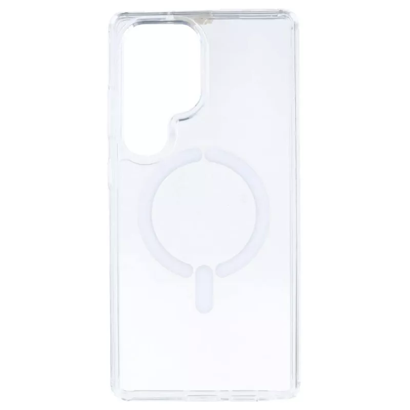 Funda Transparente Resistente Compatible con MagSafe para Samsung Galaxy S25 Ultra