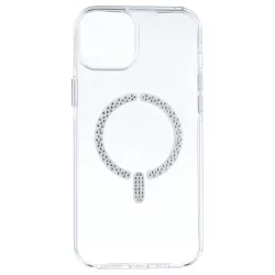 Funda Antiyellow Compatible con MagSafe con Brillantes para iPhone 15 Plus