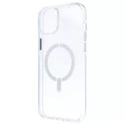 Funda Antiyellow Compatible con MagSafe con Brillantes para iPhone 15 Plus