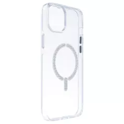 Funda Antiyellow Compatible con MagSafe con Brillantes para iPhone 15 Plus