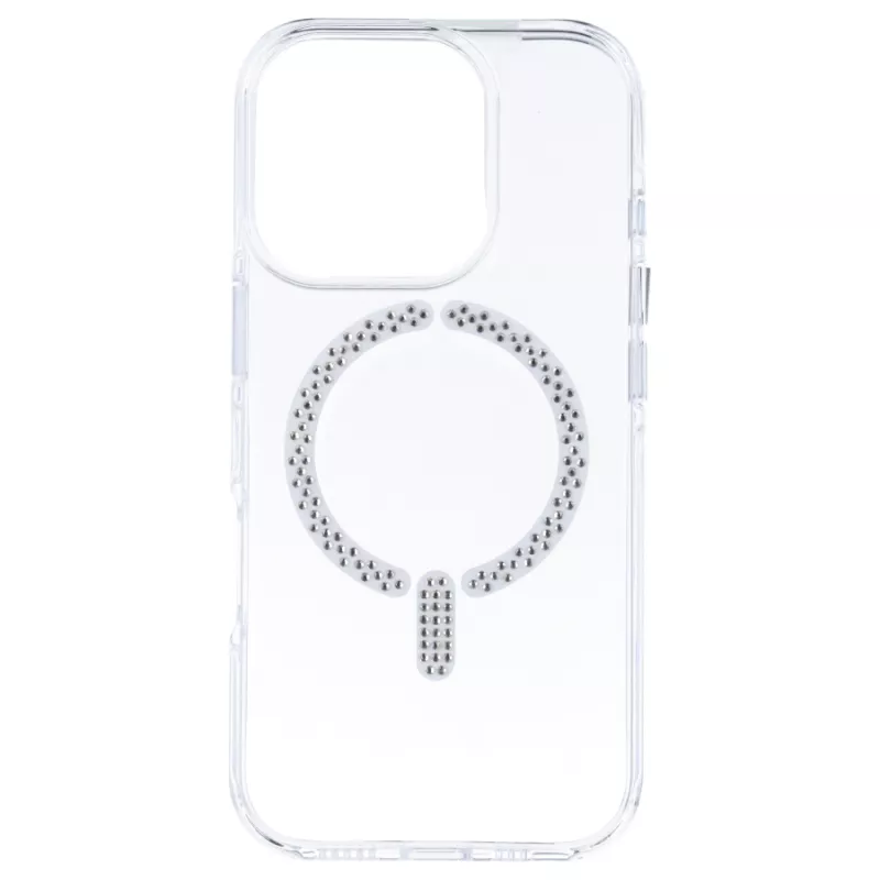 Funda Antiyellow Compatible con MagSafe con Brillantes para iPhone 16 Pro Funda Antiyellow Compatible con MagSafe con Brillantes para iPhone 16 Pro