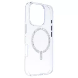 Funda Antiyellow Compatible con MagSafe con Brillantes para iPhone 16 Pro