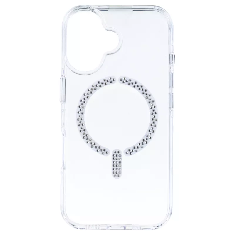 Funda Antiyellow Compatible con MagSafe con Brillantes para iPhone 16 Plus Funda Antiyellow Compatible con MagSafe con Brillantes para iPhone 16 Plus