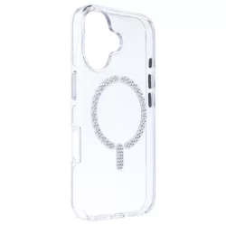 Funda Antiyellow Compatible con MagSafe con Brillantes para iPhone 16 Plus