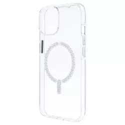 Funda Antiyellow Compatible con MagSafe con Brillantes para iPhone 13