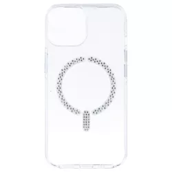 Funda Antiyellow Compatible con MagSafe con Brillantes para iPhone 12 Pro Max