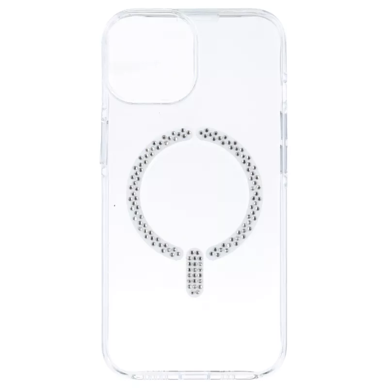 Funda Antiyellow Compatible con MagSafe con Brillantes para iPhone 12 Pro Max Funda Antiyellow Compatible con MagSafe con Brillantes para iPhone 12 Pro Max