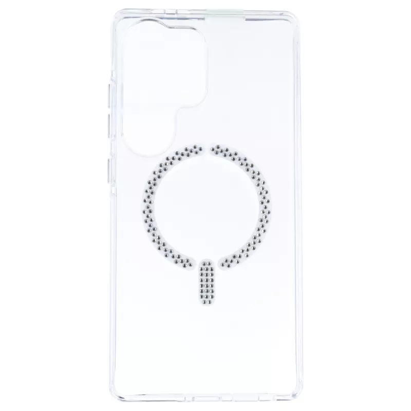 Funda Antiyellow Compatible con MagSafe con Brillantes para Samsung Galaxy S25 Ultra