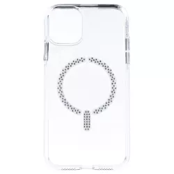 Funda Antiyellow Compatible con MagSafe con Brillantes para iPhone 11