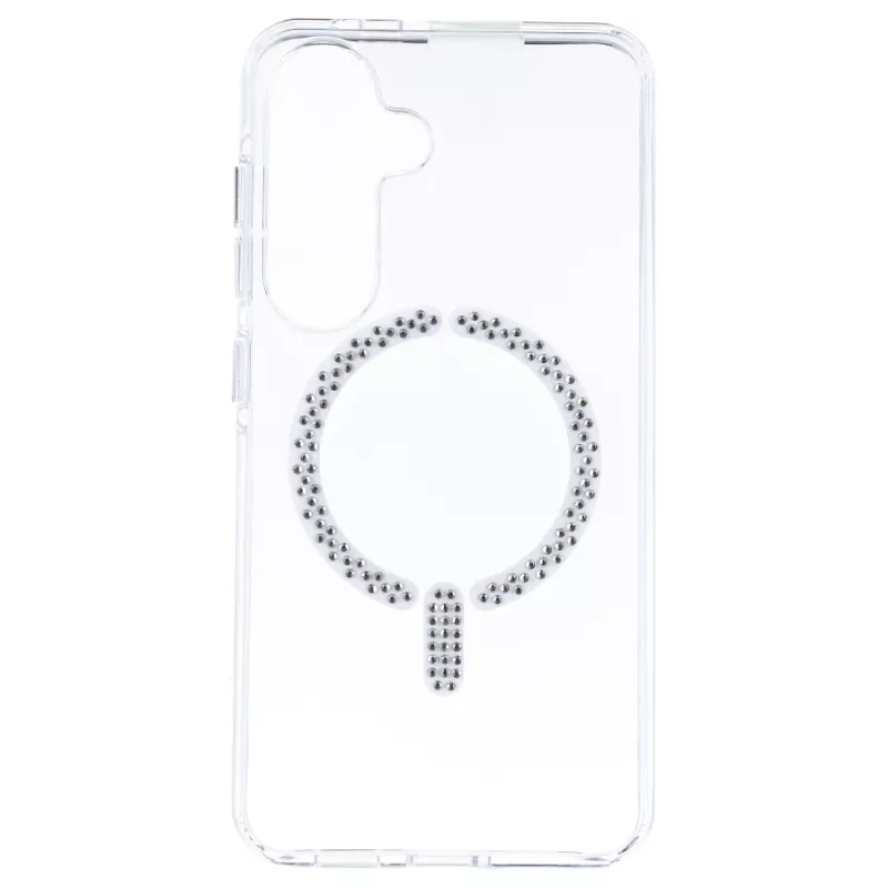 Funda Antiyellow Compatible con MagSafe con Brillantes para Samsung Galaxy S24